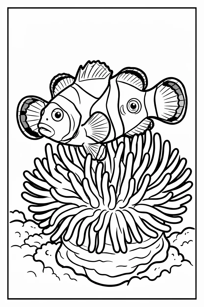 Desenhos de Peixes para Imprimir e Colorir