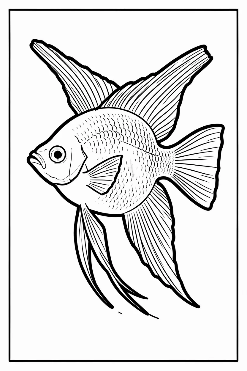 Desenhos de Peixes para Imprimir e Colorir