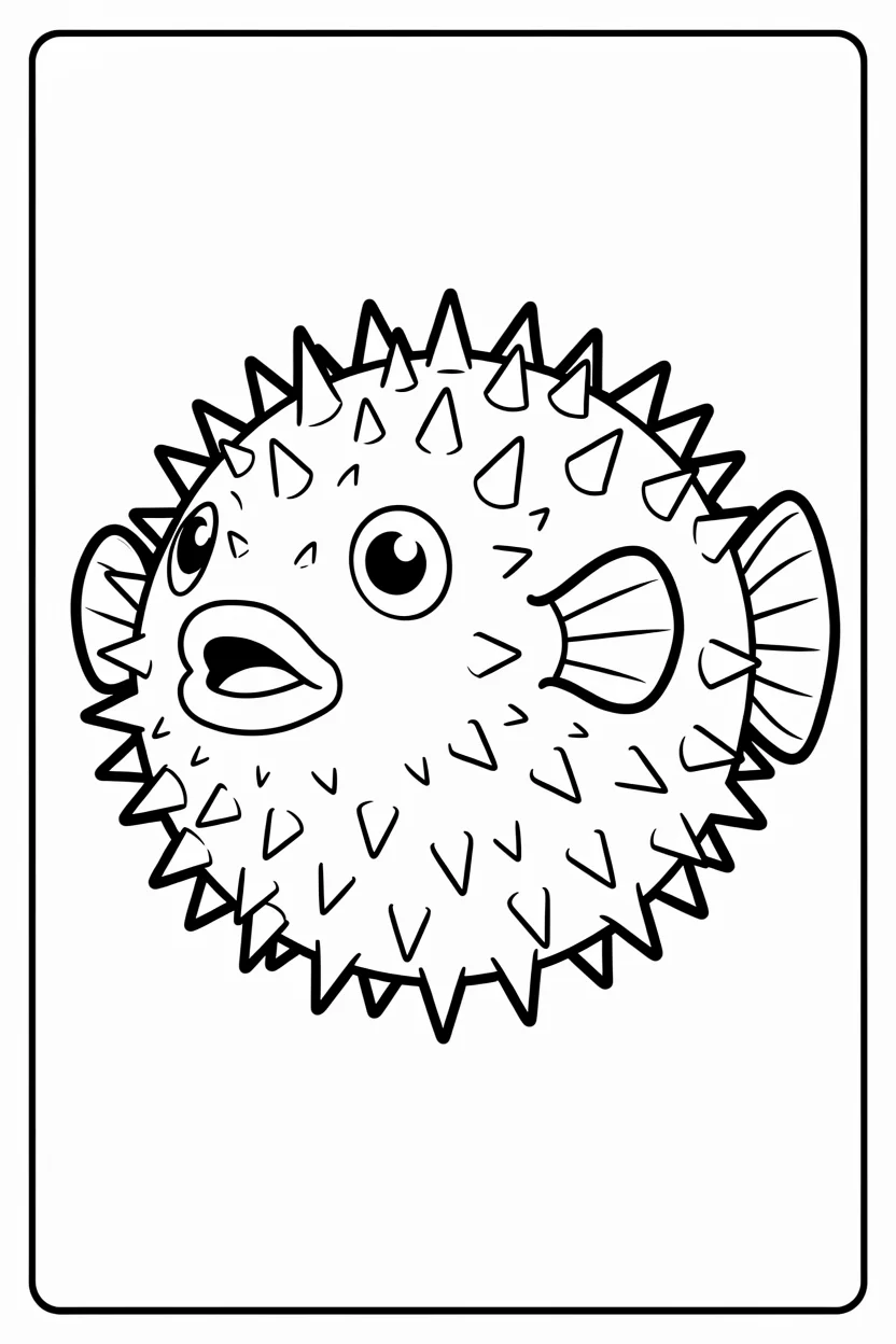 Desenhos de Peixes para Imprimir e Colorir
