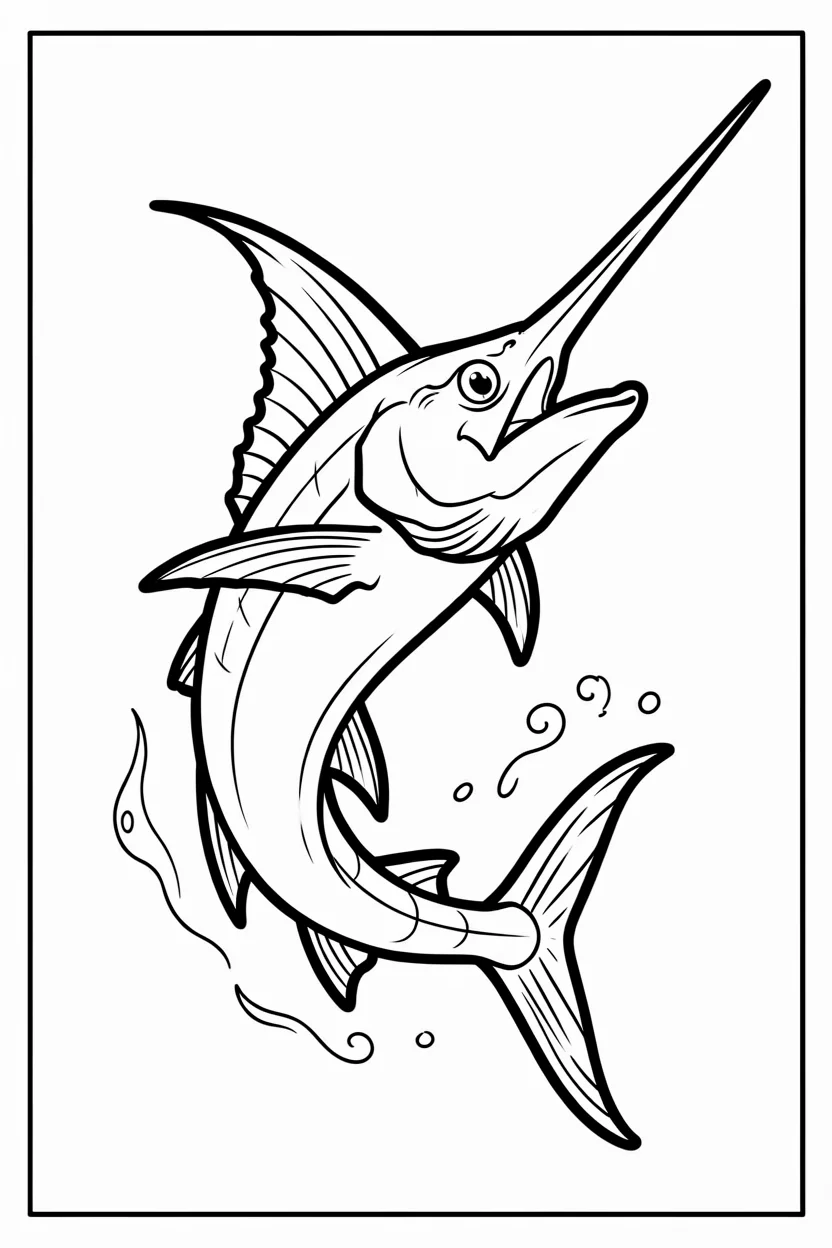 Desenhos de Peixes para Imprimir e Colorir