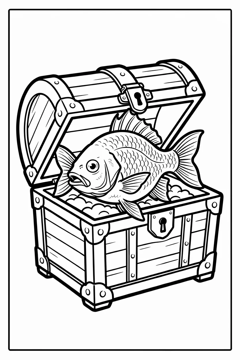 Desenhos de Peixes para Imprimir e Colorir