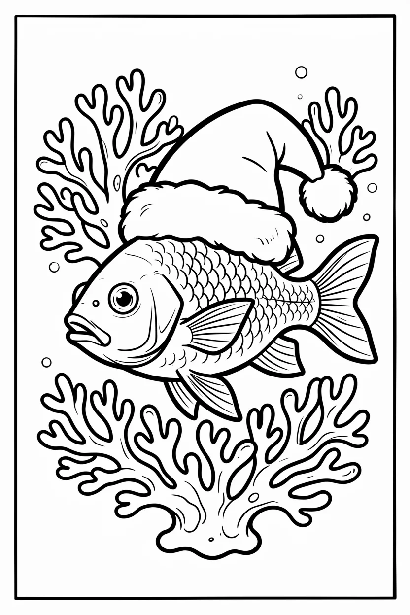 Desenhos de Peixes para Imprimir e Colorir