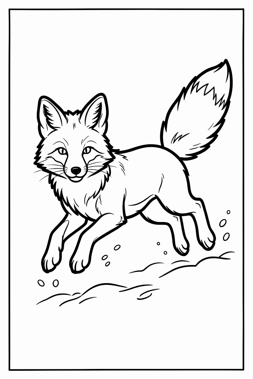 Desenhos de Raposas para Imprimir e Colorir