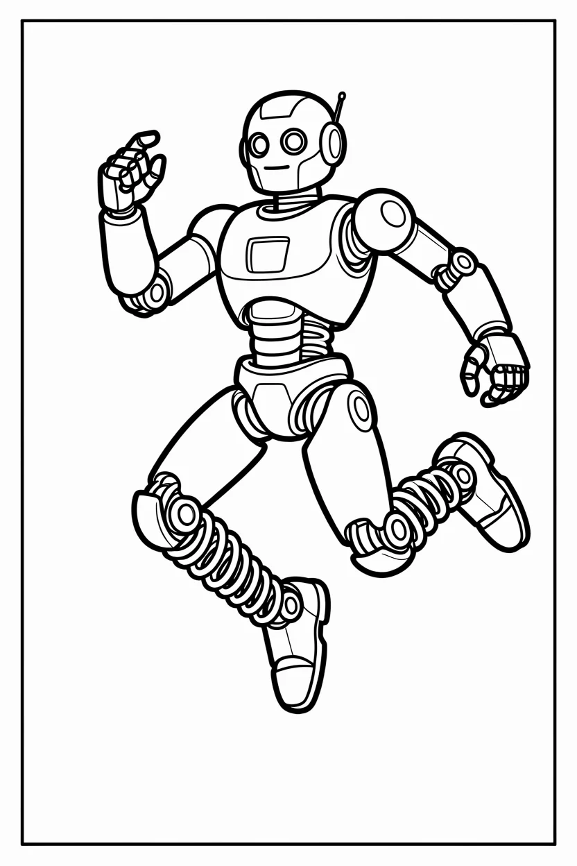 Desenhos de Robu00f4s para Imprimir e Colorir