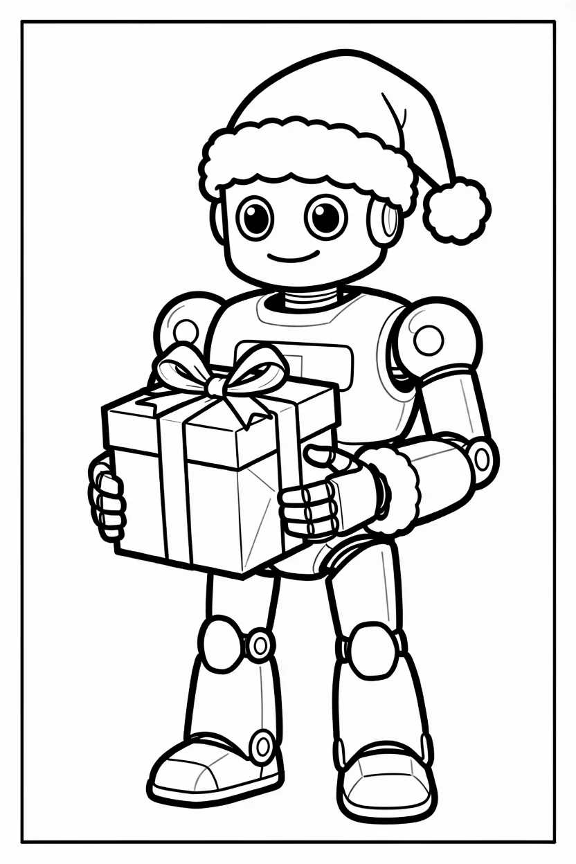 Desenhos de Robu00f4s para Imprimir e Colorir