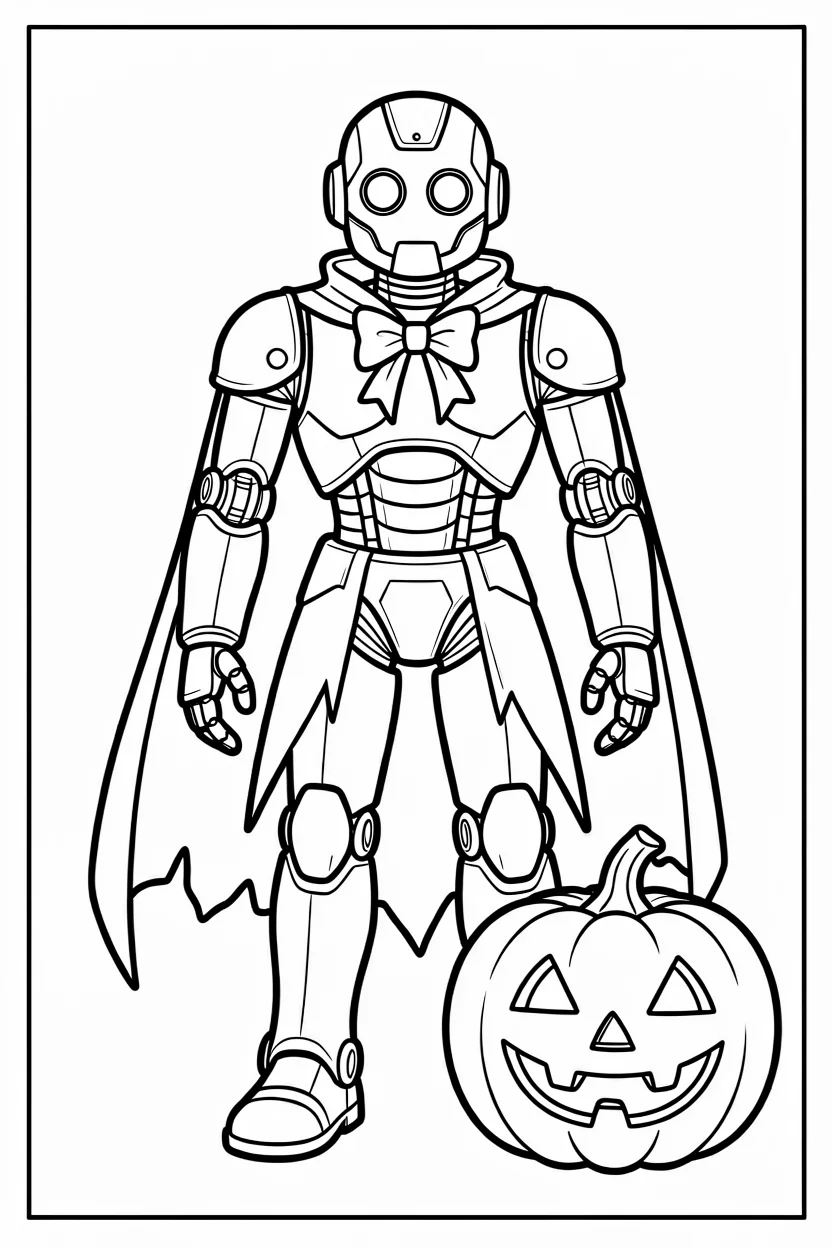 Desenhos de Robu00f4s para Imprimir e Colorir
