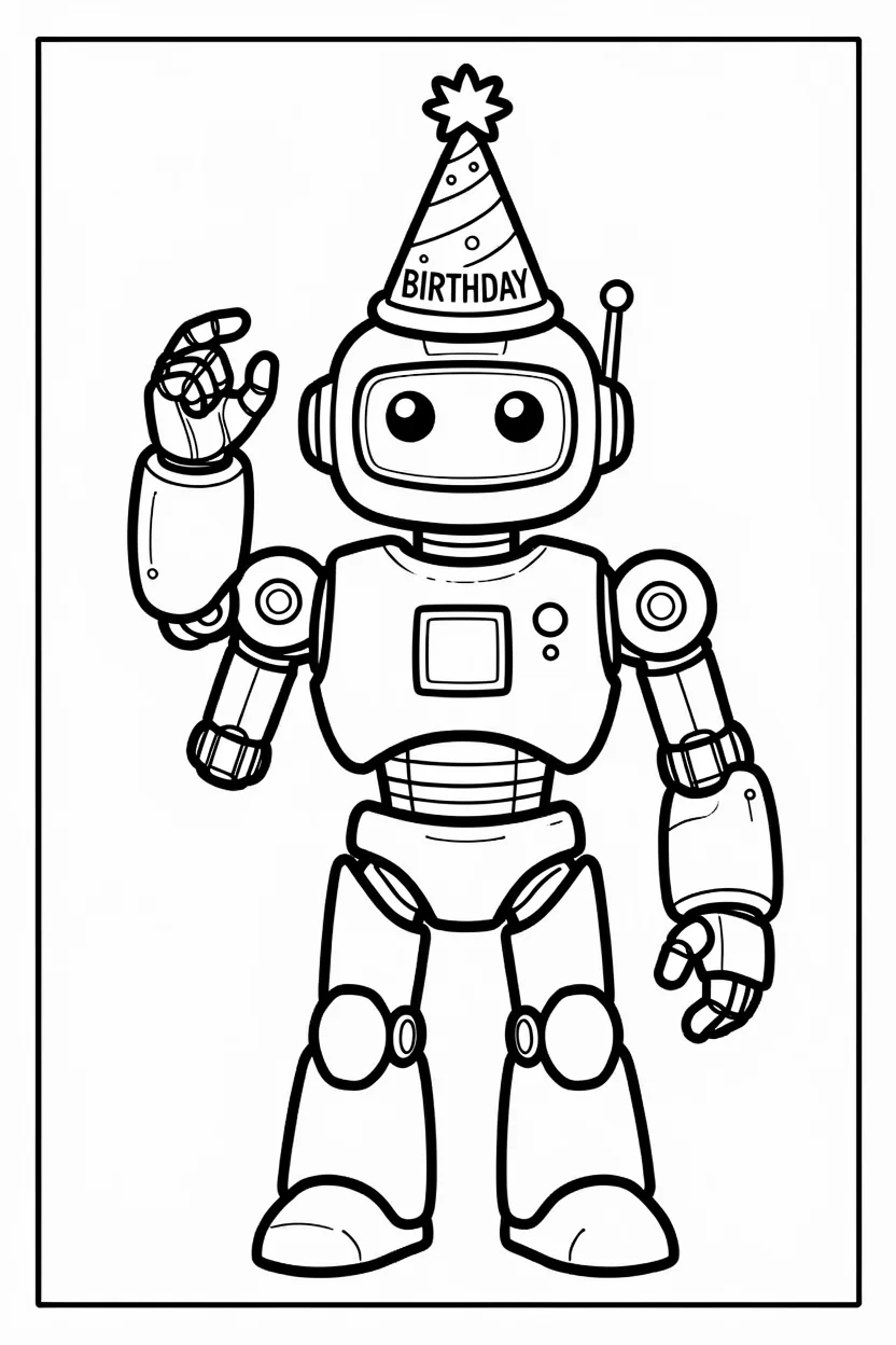 Desenhos de Robu00f4s para Imprimir e Colorir