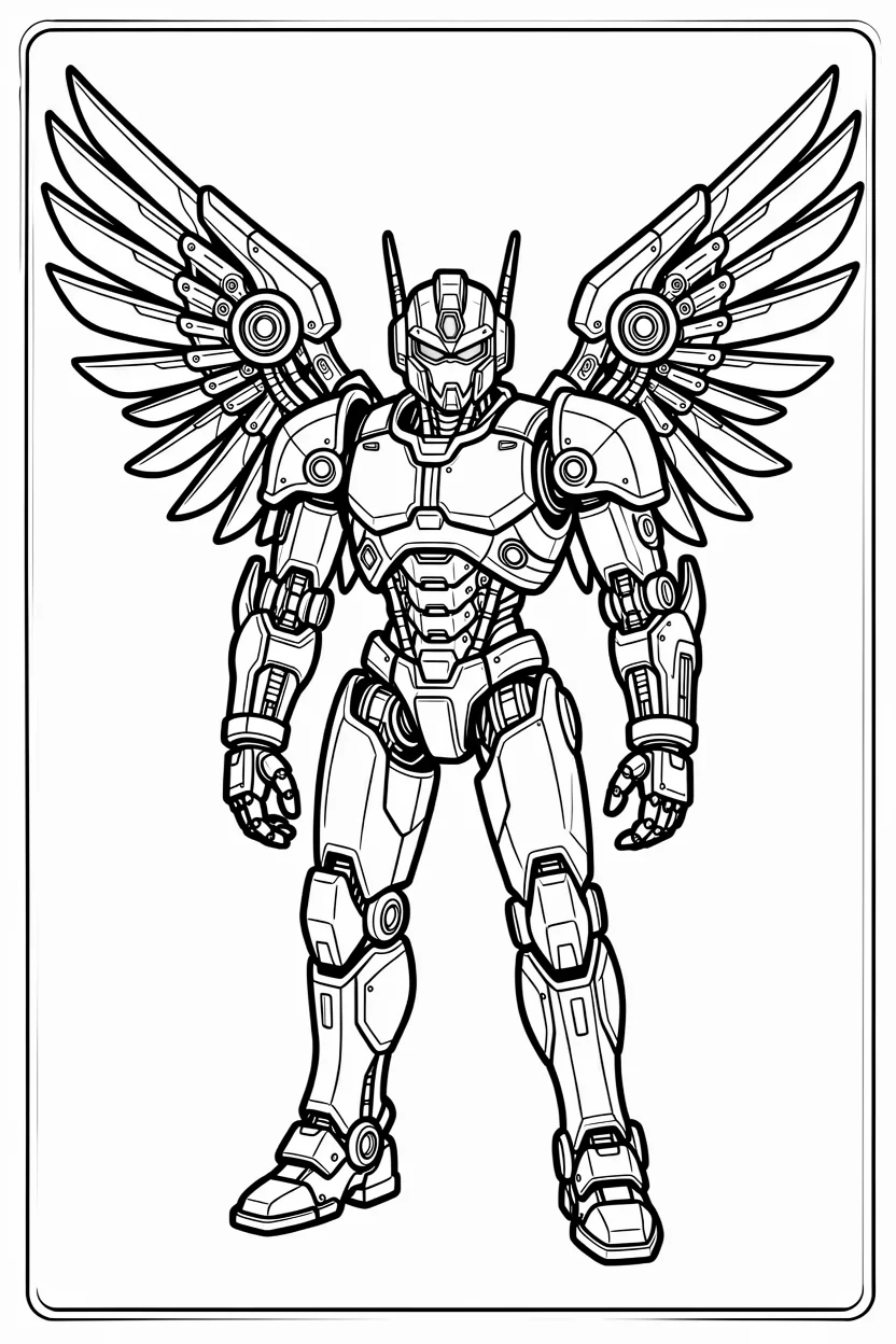 Desenhos de Robu00f4s para Imprimir e Colorir