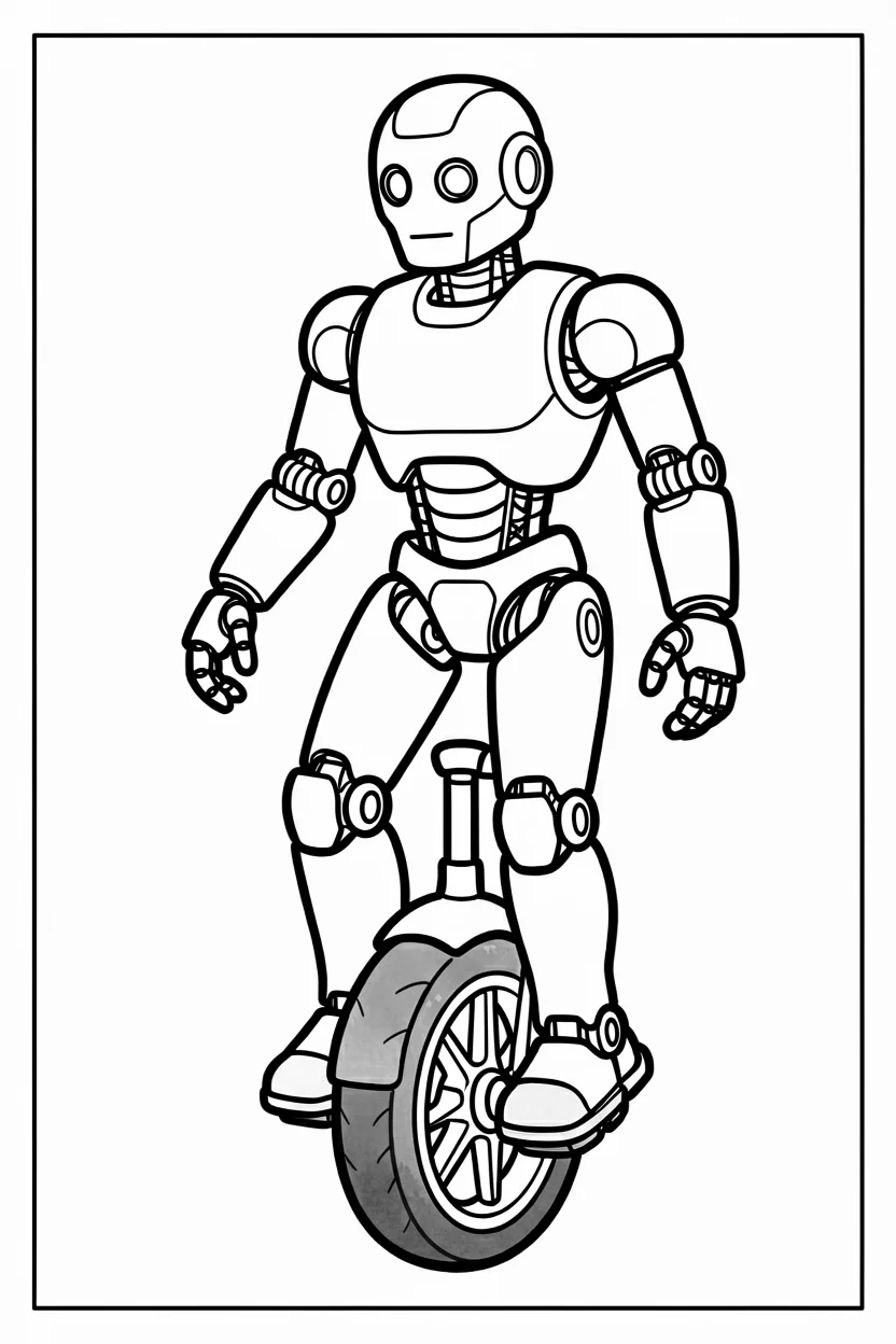 Desenhos de Robu00f4s para Imprimir e Colorir