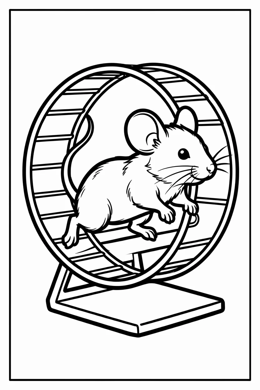 Desenhos do Rato para Imprimir e Colorir