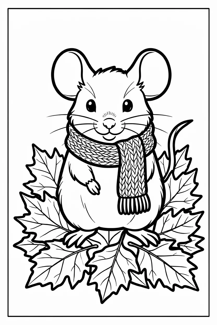Desenhos do Rato para Imprimir e Colorir