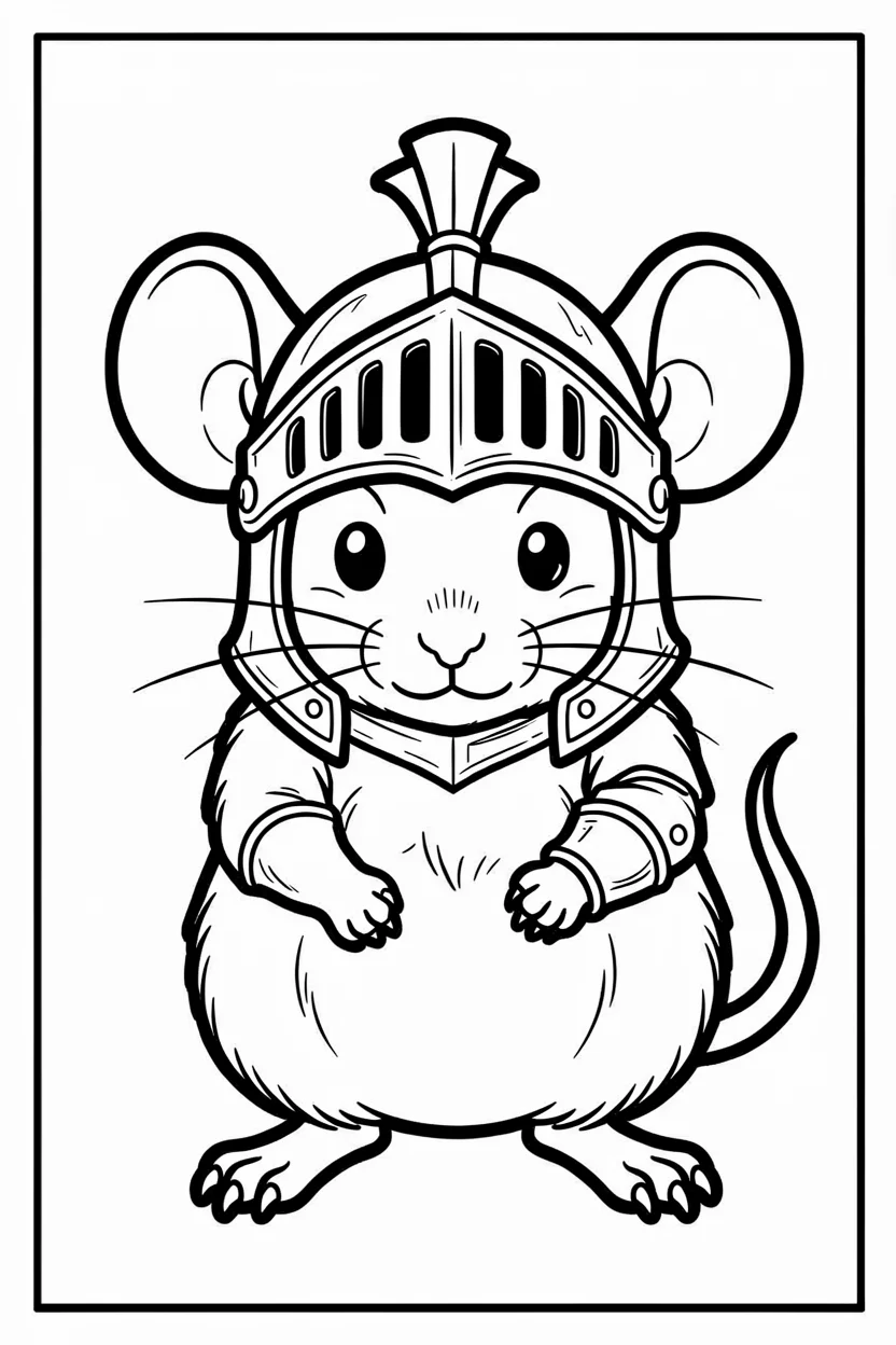 Desenhos do Rato para Imprimir e Colorir