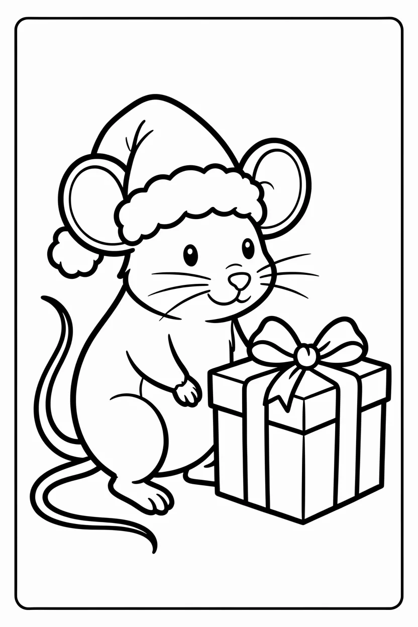 Desenhos do Rato para Imprimir e Colorir