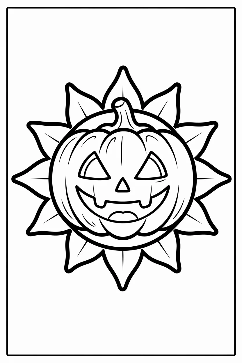 Desenhos do Sol para Imprimir e Colorir