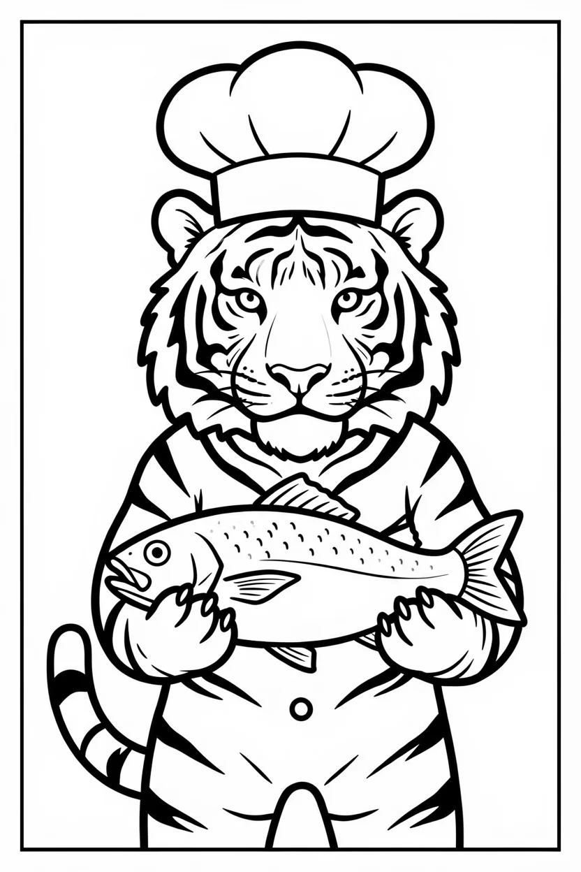 Desenhos do Tigre para Imprimir e Colorir