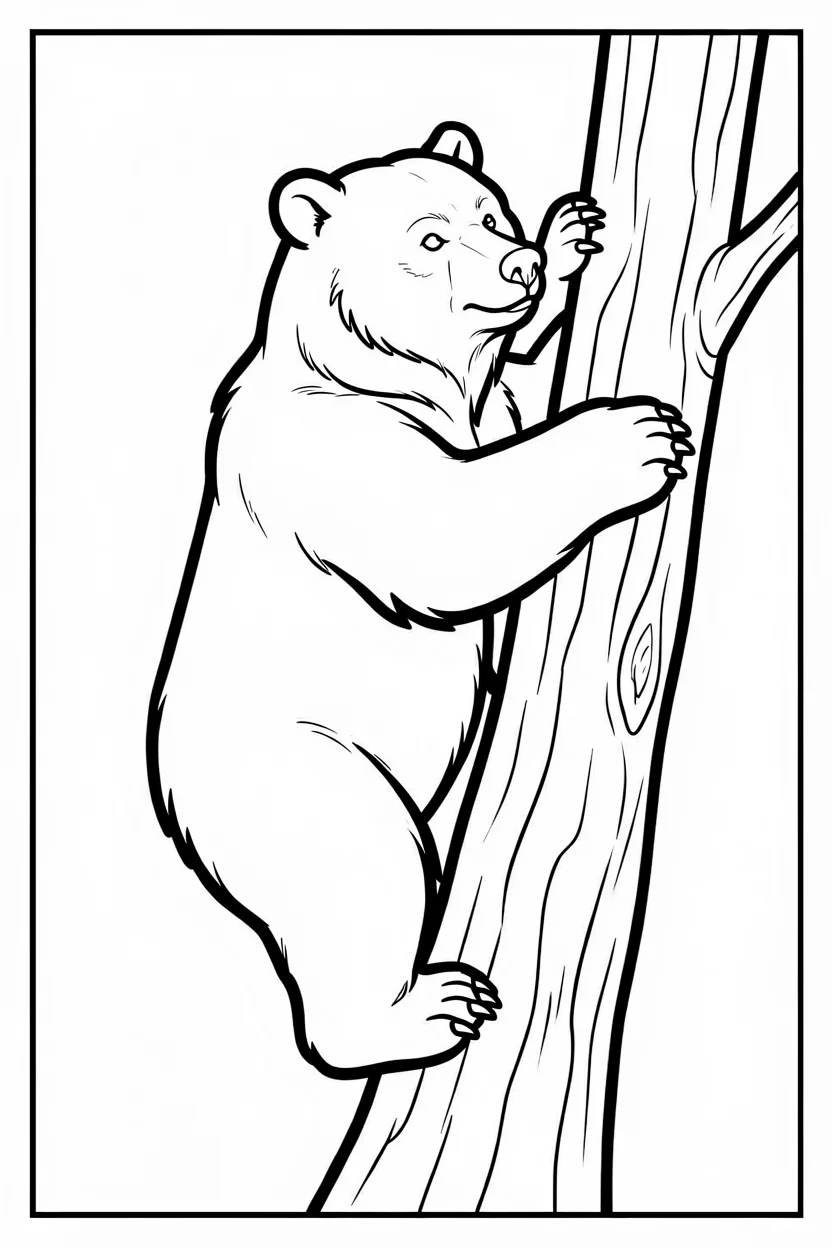 Desenhos do Urso para Imprimir e Colorir