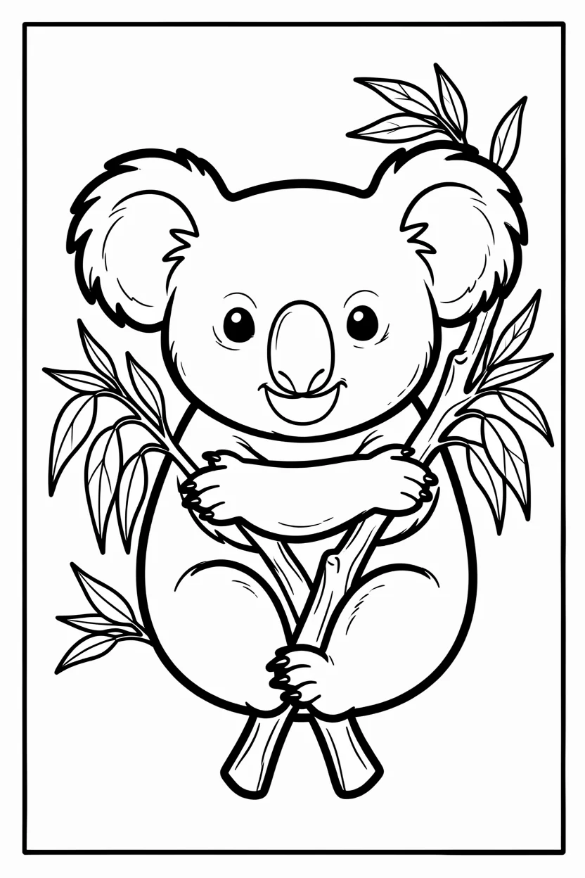 Desenhos Fofos para Imprimir e Colorir