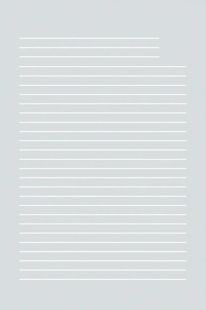 Papel de Carta Azul com Linhas para Imprimir