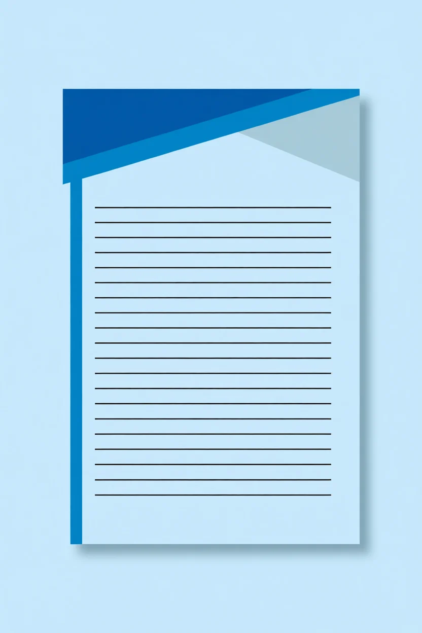 Folhas de Caderno com Linhas para Imprimir