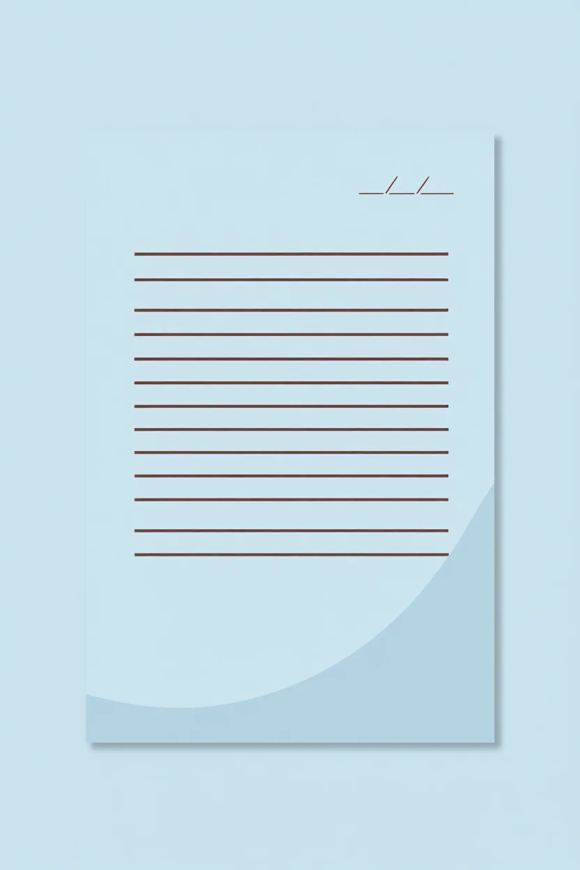Papel de Carta Para Imprimir com Linhas