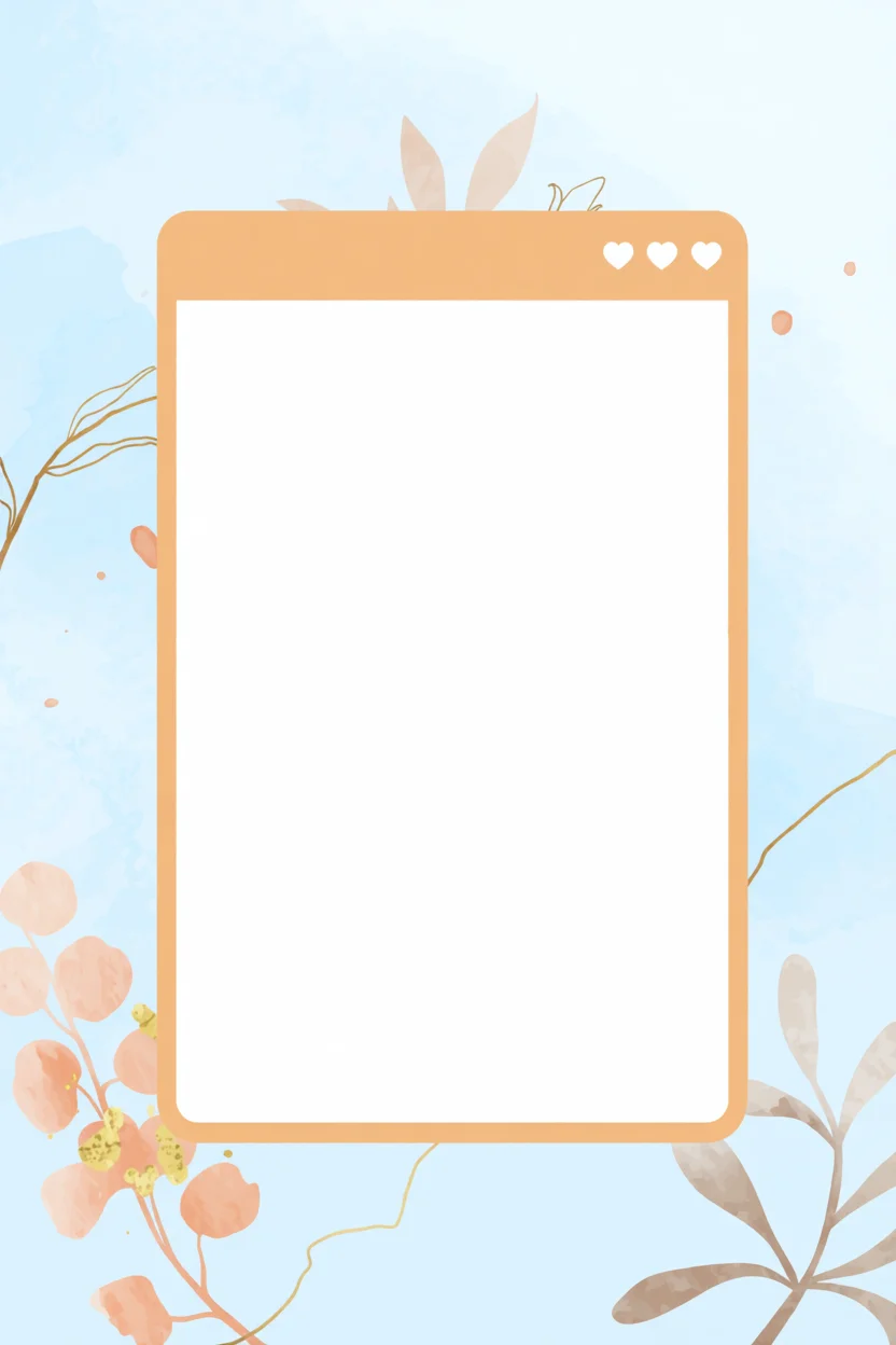 Papel de Carta Decorado com Flores para Imprimir