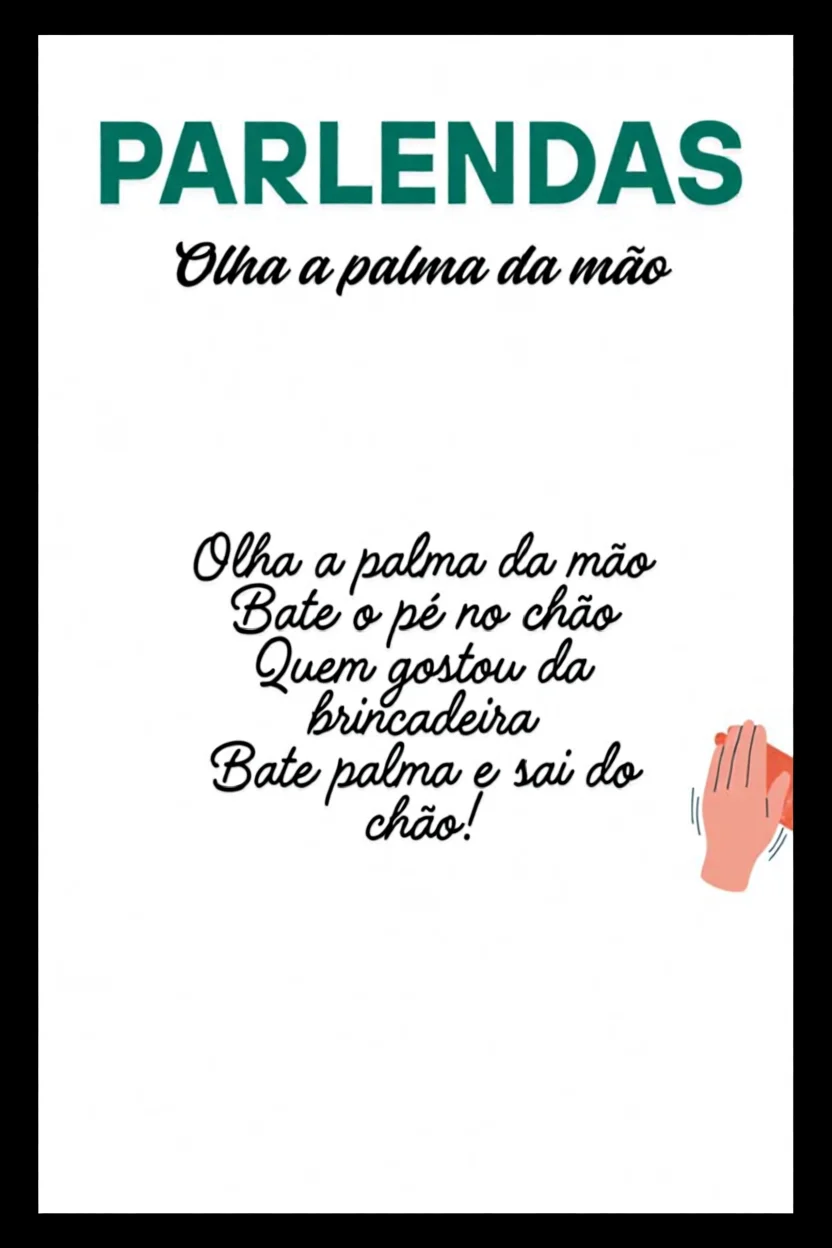 Parlenda Olha a Palma da Mu00e3o Para Imprimir