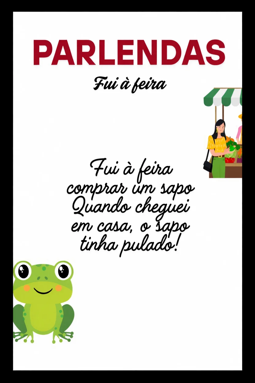Parlenda Fui u00e0 Feira Para Imprimir