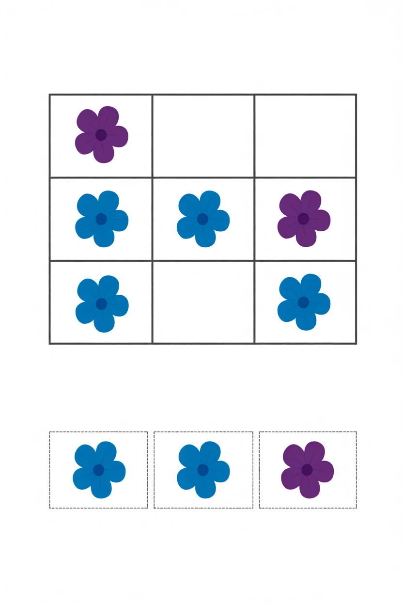 Sudoku de Flores para Imprimir Fu00e1cil